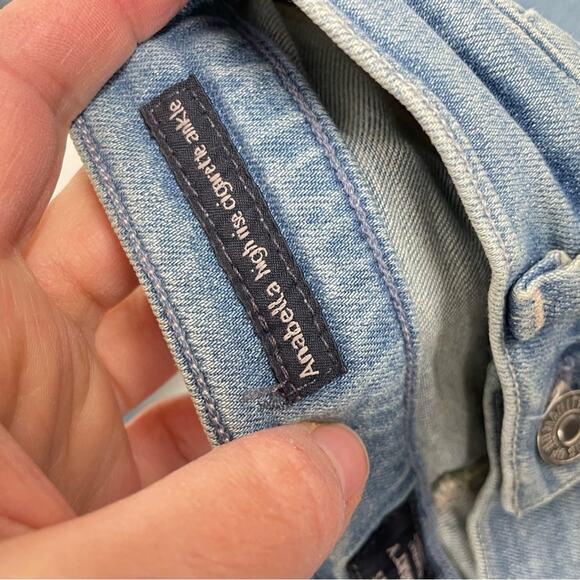 Citizens Humanity Light Wash Anabella High Rise Cigarette Ankle Jeans Womens 25 - Picture 10 of 13